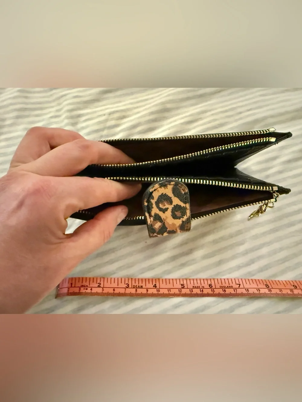 Leopard Print Wallet Clutch - Picture 8 of 10